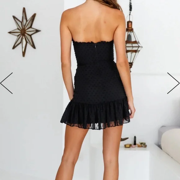 Hello Molly Face on Magazines Dress - XS Black - Picture 2 of 7